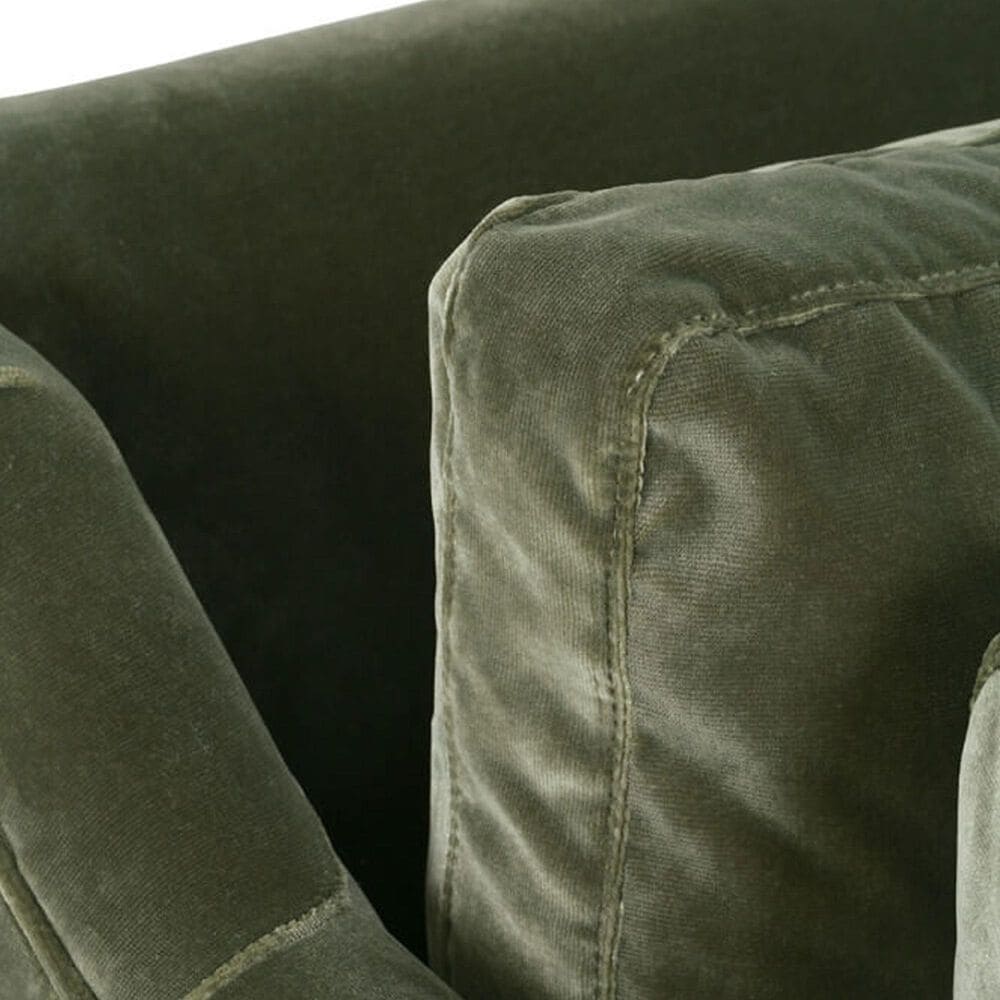 Rowe Furniture Madeline 90&quot; Stationary Sofa in Sage Velvet, , large