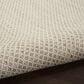 Nourison Courtyard Ivory and Silver 3" x 5" Indoor/Outdoor Area Rug, , large