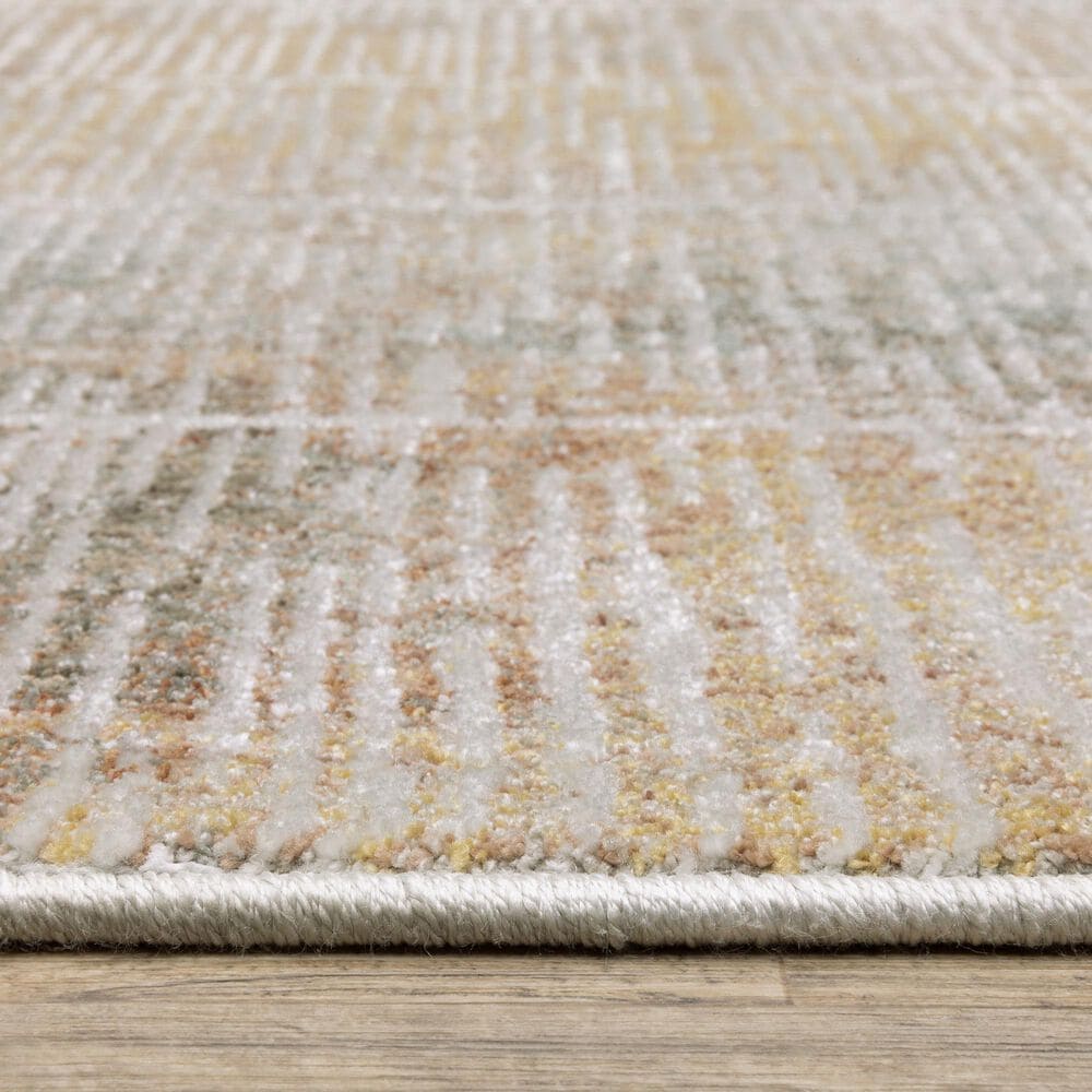 Oriental Weavers Mallory MAL09 Beige and Multicolor 2'3" x 7'6" Runner, , large