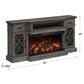 Fabio Flames Hamilton Panorama Media Mantel in Weathered Gray, , large