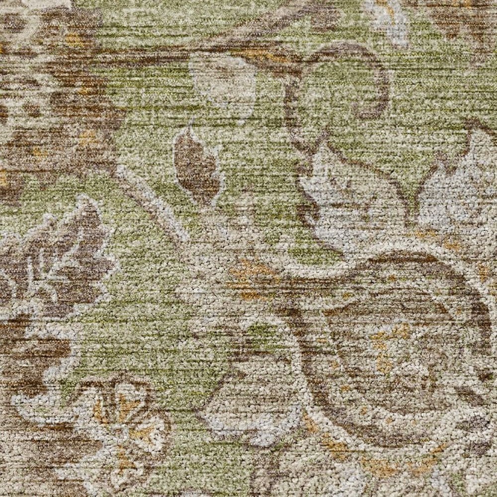 Dalyn Rug Company Silk Road Aloe, Fern, Taupe, Ivory and Copper 5&#39; x 7&#39;6&quot; Area Rug, , large