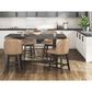 Ashley Neymorton 24.13" Swivel Counter Stool in Dark Grayish Brown, , large
