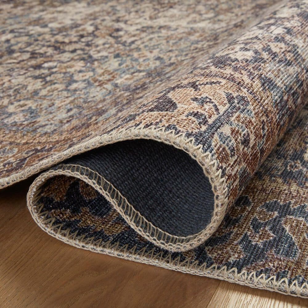 Amber Lewis x Loloi Georgie 3&#39; x 12&#39; Denim and Spice Runner, , large