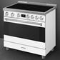 SMEG Professional 36" Induction Electric Range in Matte White, , large