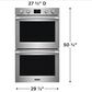 Frigidaire Professional Professional 2-Piece Kitchen Package with 30" Double Wall Oven and 30" Electric Cooktop in Stainless Steel, , large
