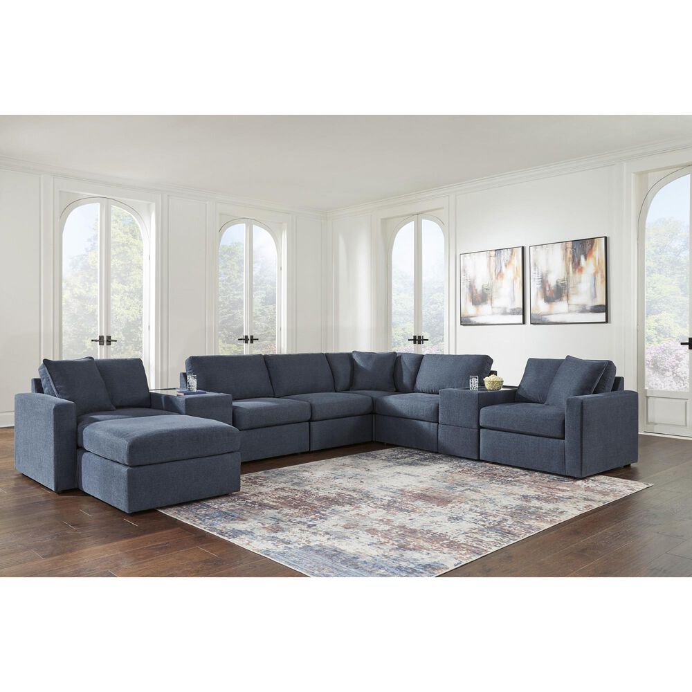Ashley Modmax Oversized Accent Ottoman in Ink, , large