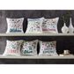 Peking Handicraft Texas Embroidered 14" x 14" Throw Pillow, , large