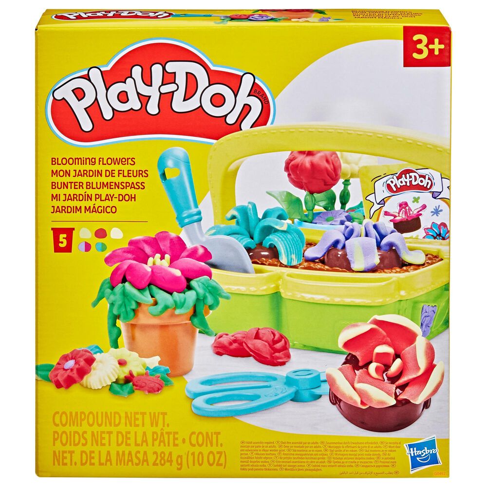 PlayDoh Blooming Flower Garden Playset, , large