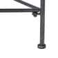 Hearth and Haven Luna Outdoor Metal Coffee Table with Lattice Top in Black, , large