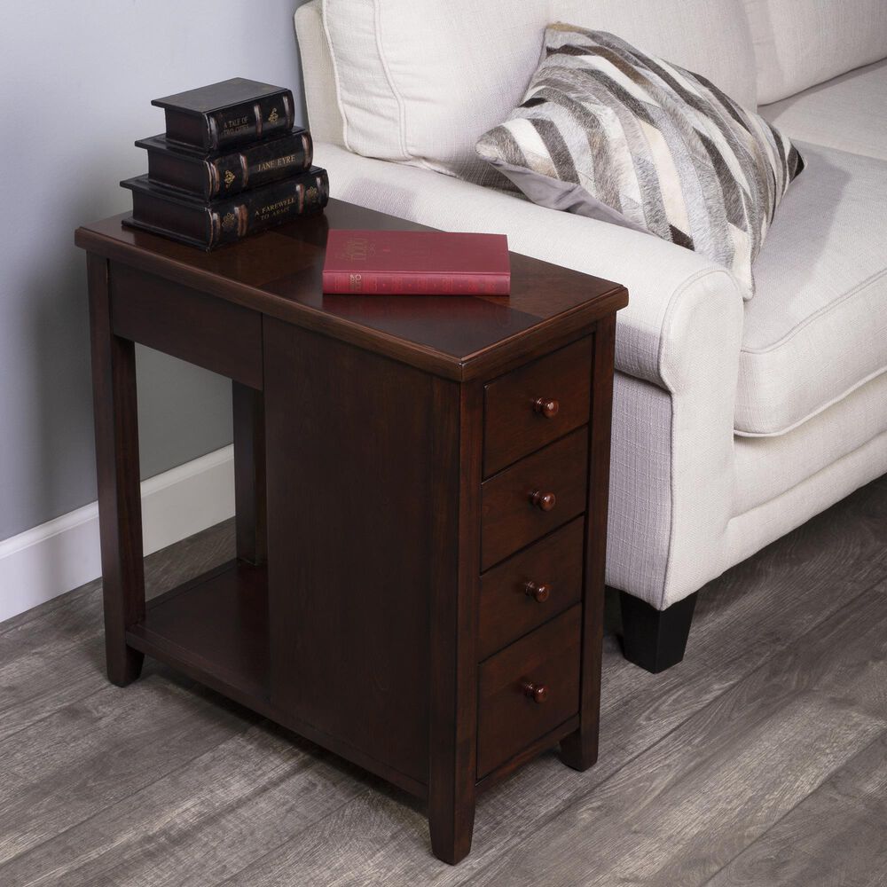 Butler Kelton 4-Drawer Chairside Chest in Cherry, , large
