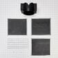 Whirlpool Range Wall Hood Recirculation Kit in Black, , large
