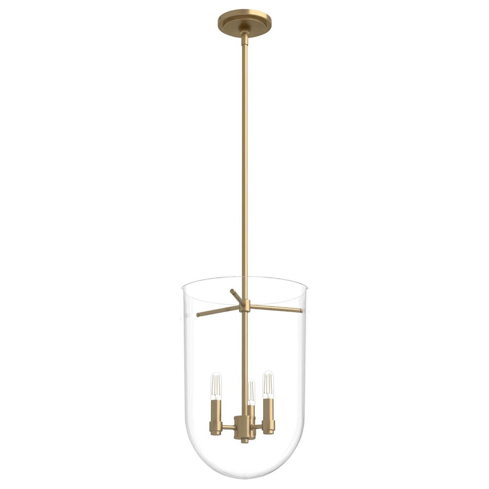 Hunter Sacha 3-Light Cloche Pendant in Alturas Gold, , large