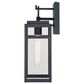 Vaxcel Hubbard 15.25" 1-Light Outdoor Wall Sconce in Textured Black, , large