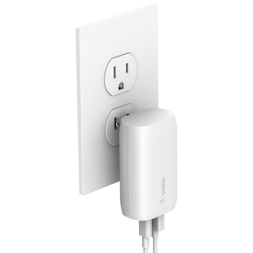 Belkin BoostCharge 37W Dual Port USB-A and USB-C PD Wall Charger with PPS in White, , large