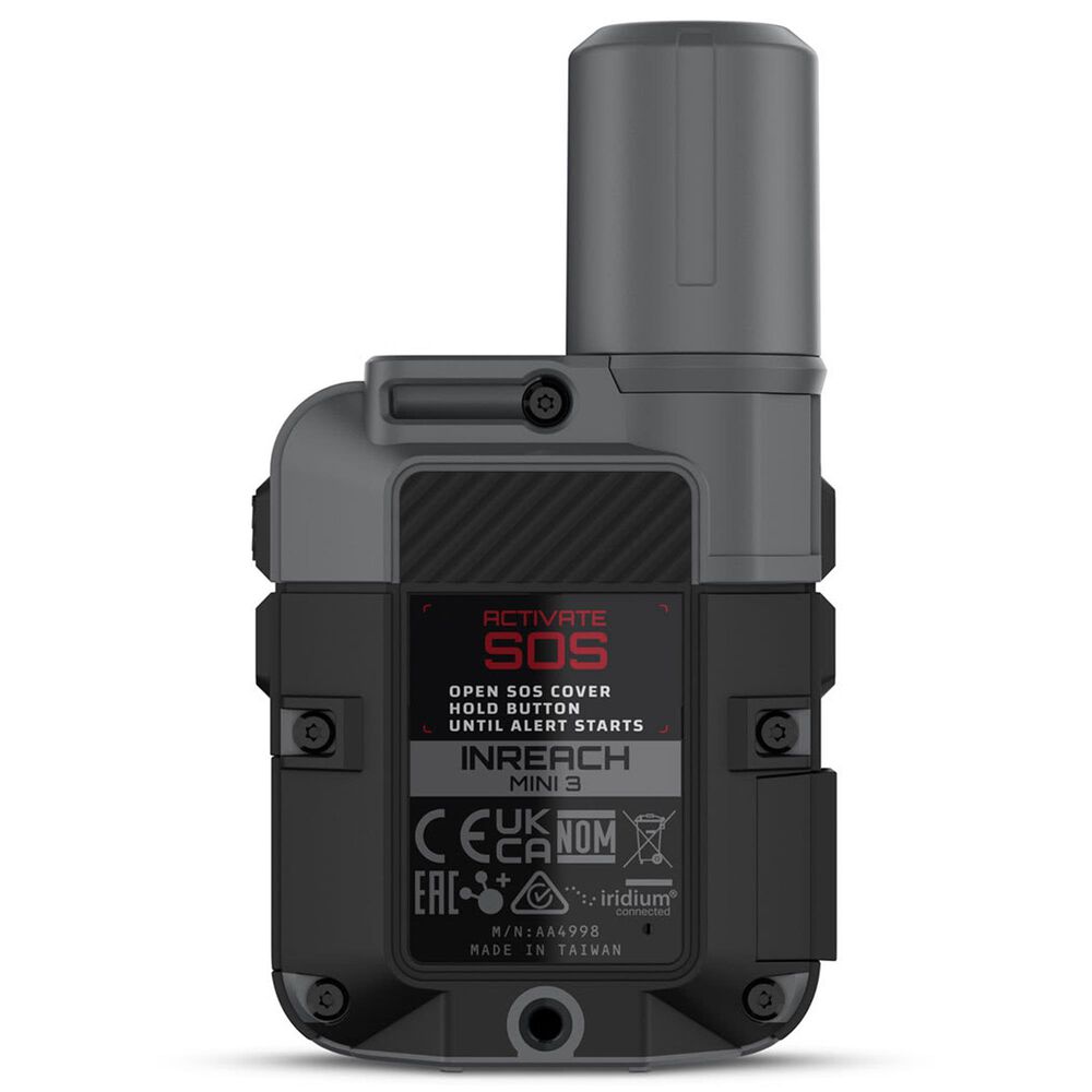Garmin inReach Mini 3 Satellite Communicator with Touchscreen in Black and Gray, , large