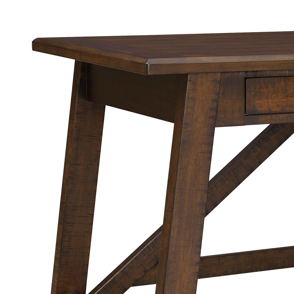 Ashley Baldridge 3-Piece Office Desk Set in Rustic Brown, , large