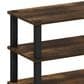 HOMLUX 3-Tier Shoe Rack in Amber Pine and Black, , large