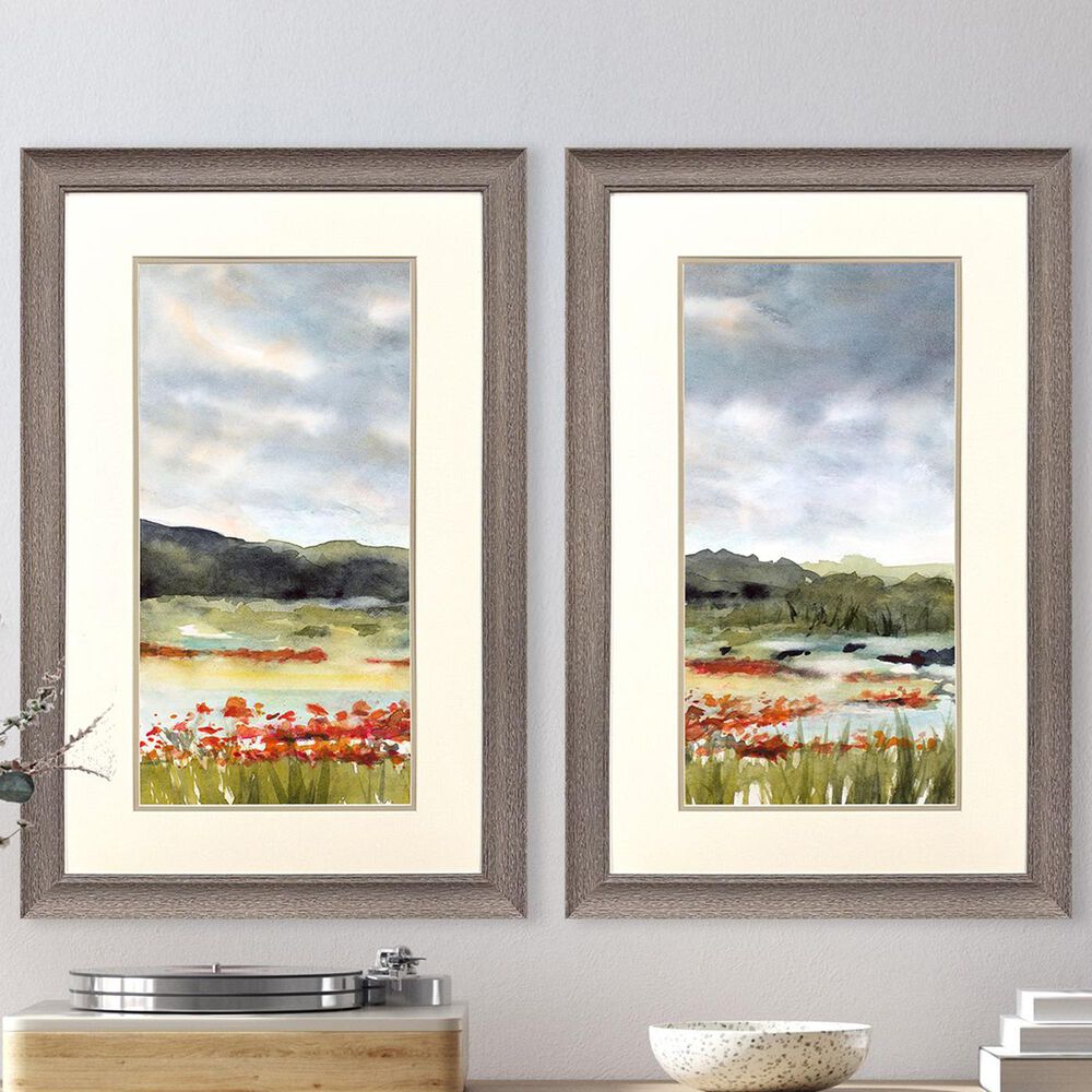 Paragon 21" x 33" Spring Awaits Wall Art in Green (Set of 2), , large