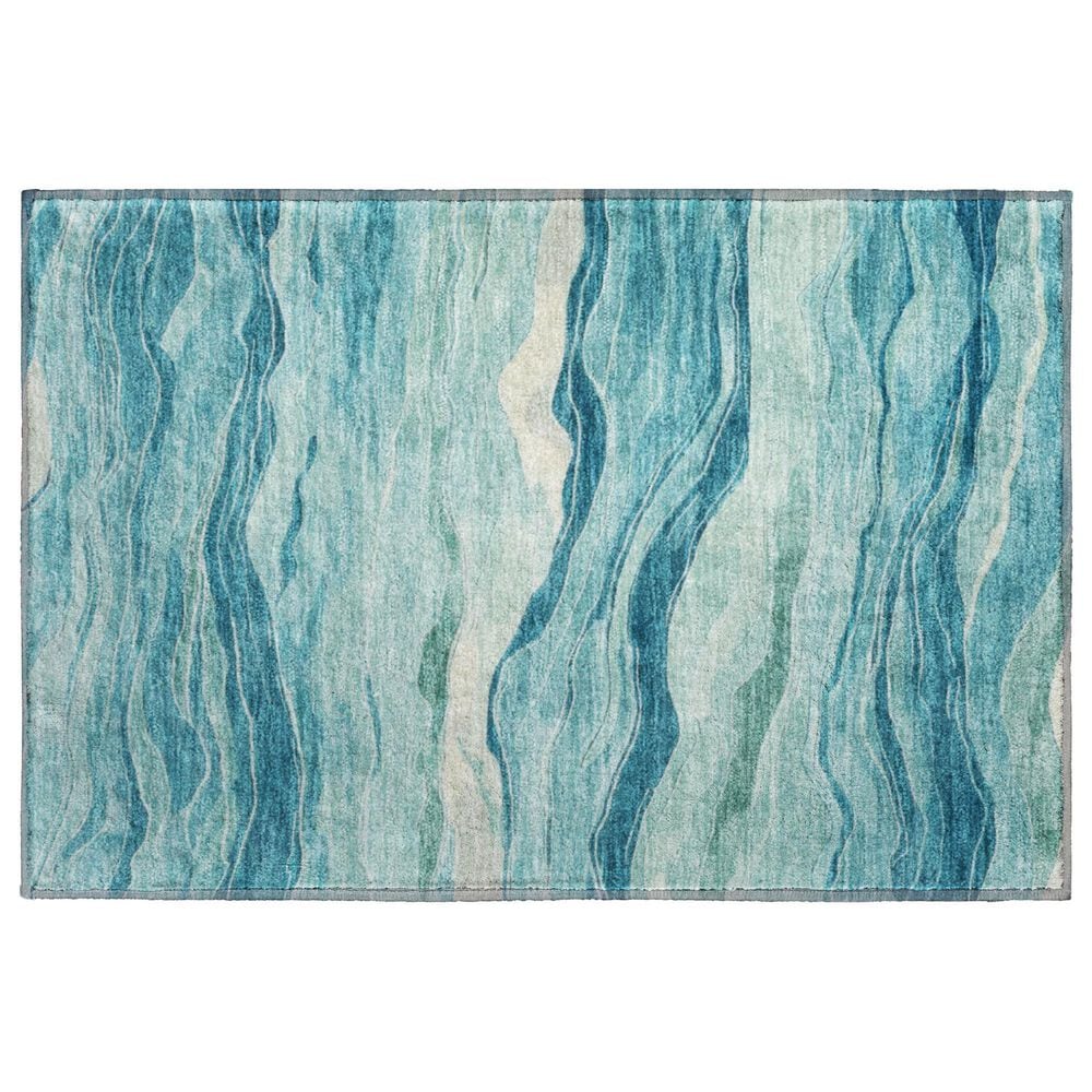 Dalyn Rug Company Pacifica PA6 1"8" x 2"6" Turquoise Area Rug, , large