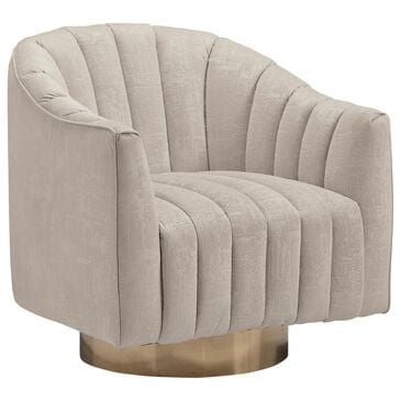Ashley Penzlin Swivel Accent Chair in Pearl, , large