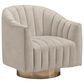 Ashley Penzlin Swivel Accent Chair in Pearl, , large