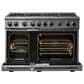 Viking Range 48" Liquid Propane Gas Range with 8-Burner in Stainless Steel, , large