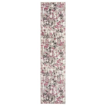 Safavieh Skyler SKY193P 2" x 8" Gray and Pink Scatter Rug, , large