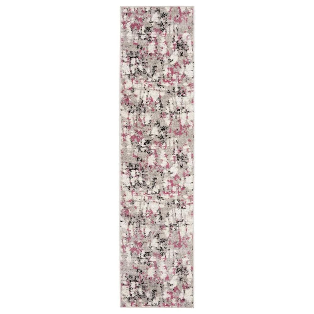 Safavieh Skyler SKY193P 2" x 8" Gray and Pink Scatter Rug, , large