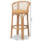 Baxton Studio Orchard Bar Stool in Natural Brown, , large