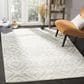 Safavieh Adirondack ADR131T-4 4" x 6" Ivory and Light Blue Area Rug, , large