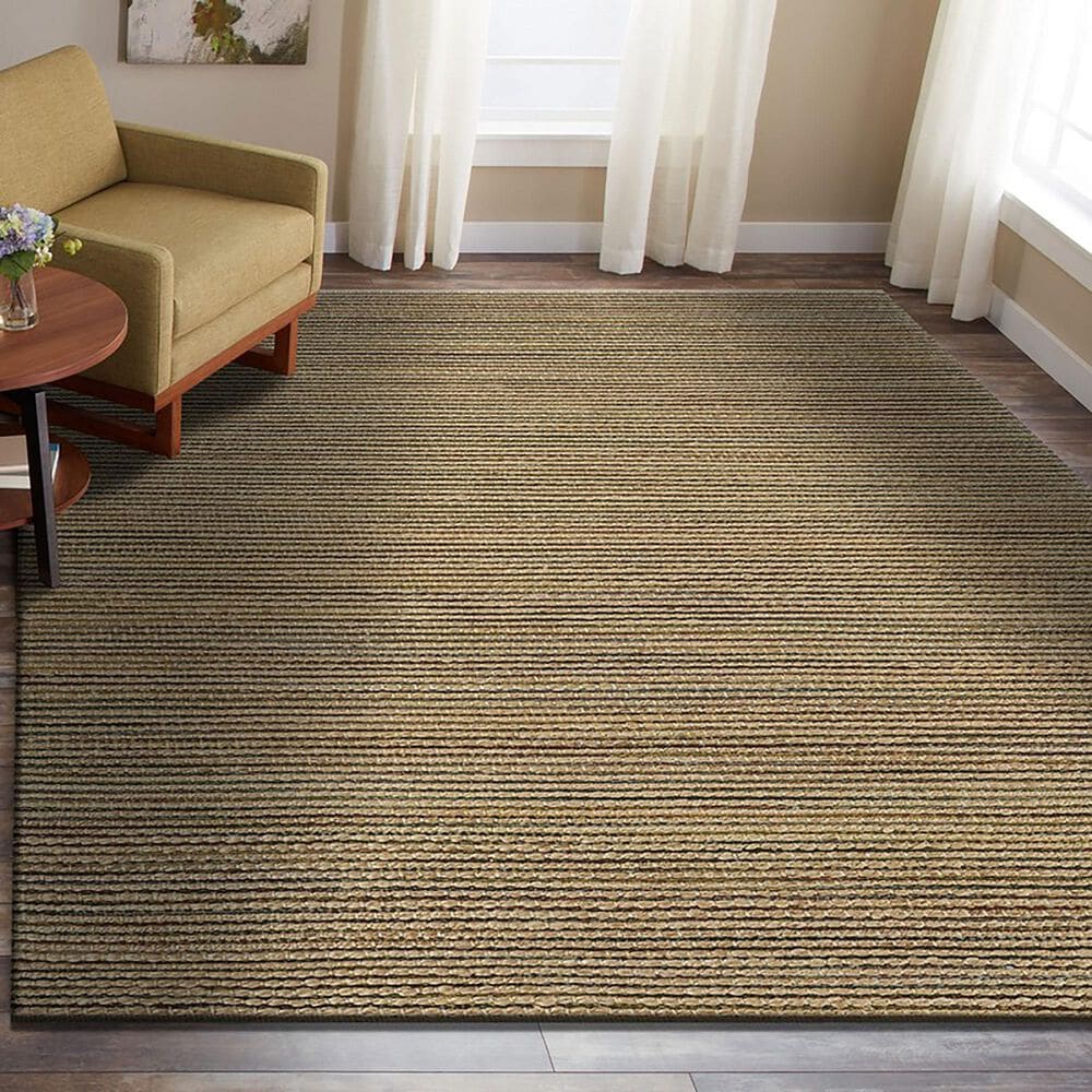 L&amp;R Resources Natural Fiber Striped 5&#39; x 7&#39;9&quot; Multicolor Area Rug, , large