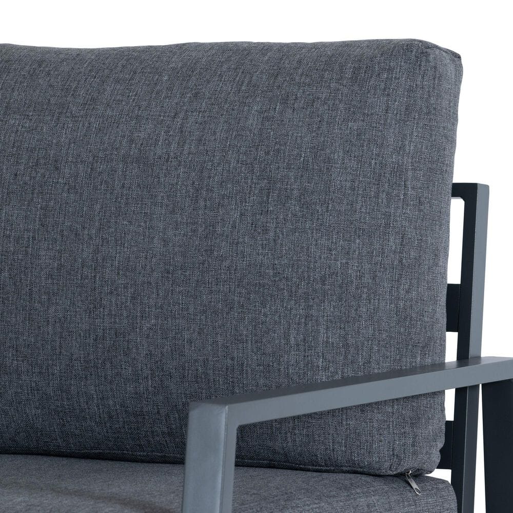 CorLiving Eden 4-Piece Patio Conversation Set in Grey, , large