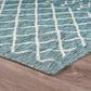 L&R Resources Sun Shower 81247BGR 8" x 10" Blue and Gray Indoor/Outdoor Area Rug, , large