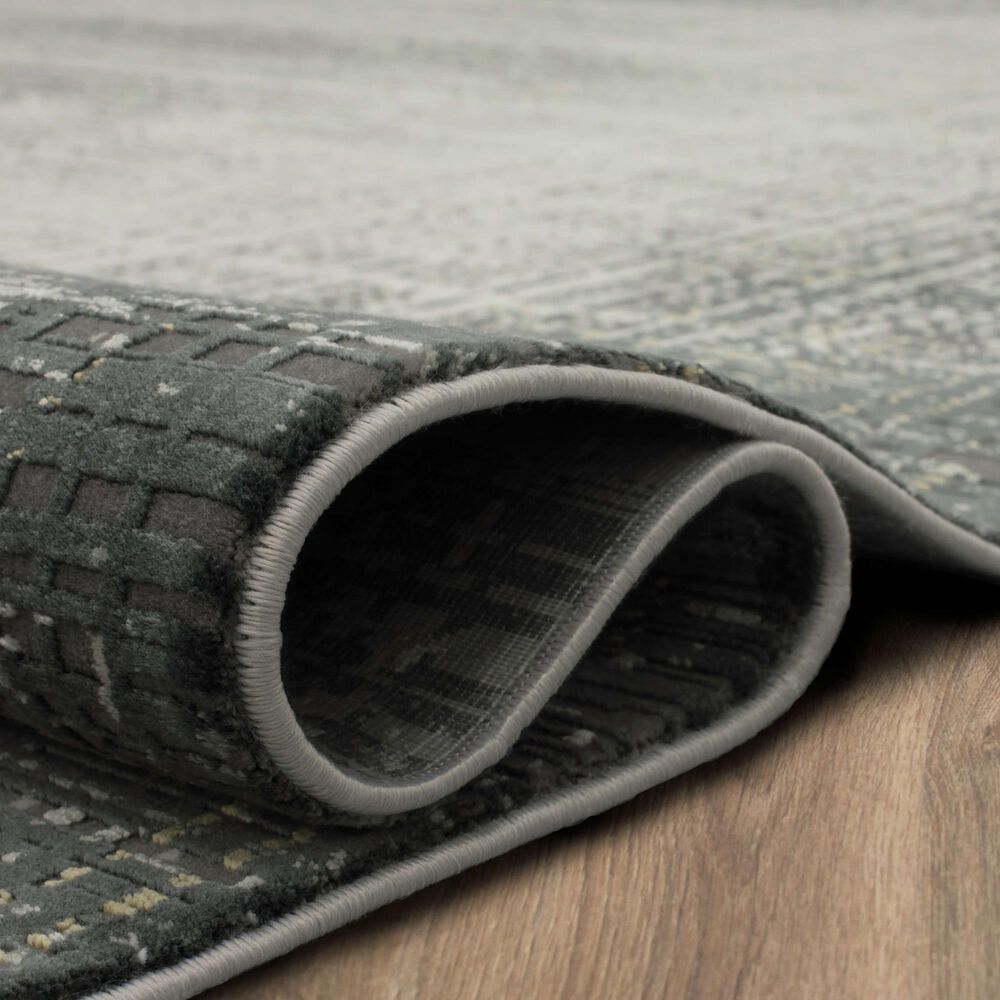 Karastan Tryst Turin 8&#39; x 11&#39; Anthracite Area Rug, , large