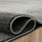 Karastan Tryst Turin 8" x 11" Anthracite Area Rug, , large