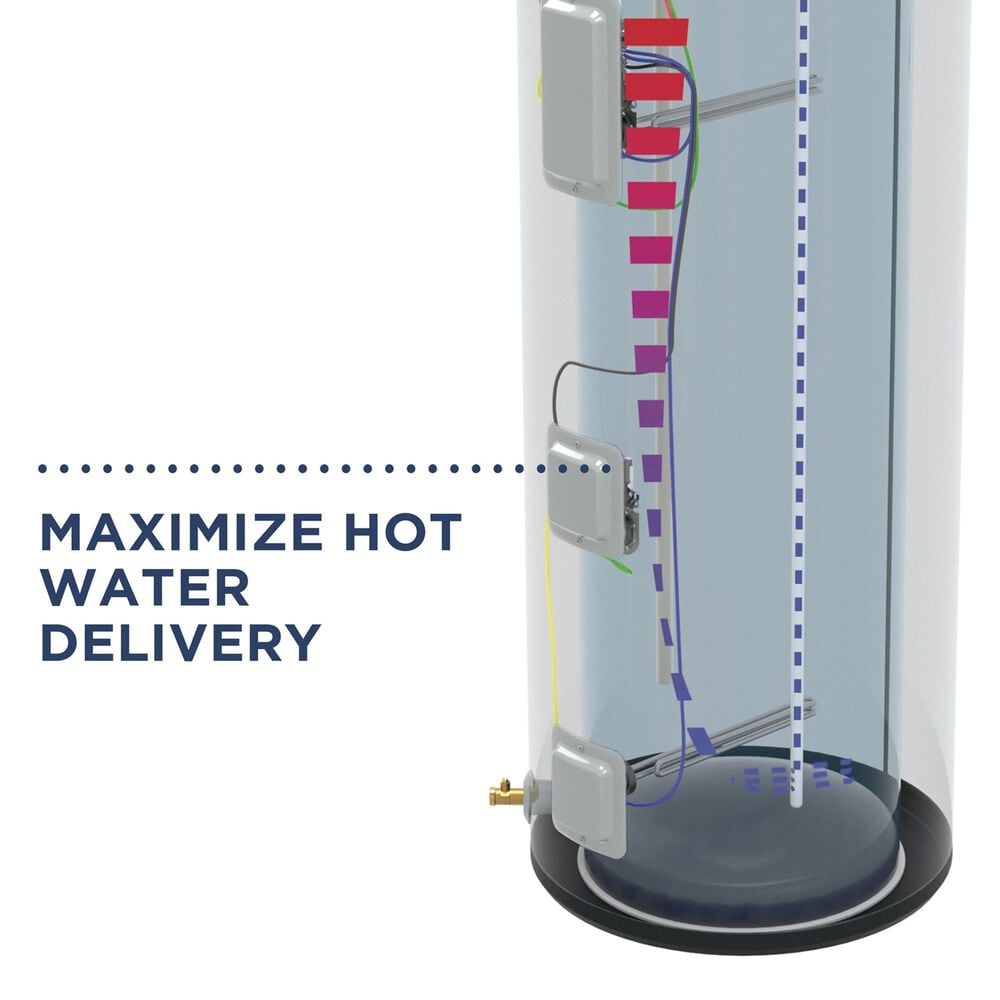GE Appliances 30-Gallon Short Electric Water Heater with Stainless Steel Heating Elements in Gray, , large