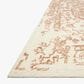Magnolia Home Annie ANN-01 8"6" x 12" White and Rust Area Rug, , large