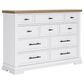 Ashley 3-Piece Queen Bedroom Set in White and Natural, , large