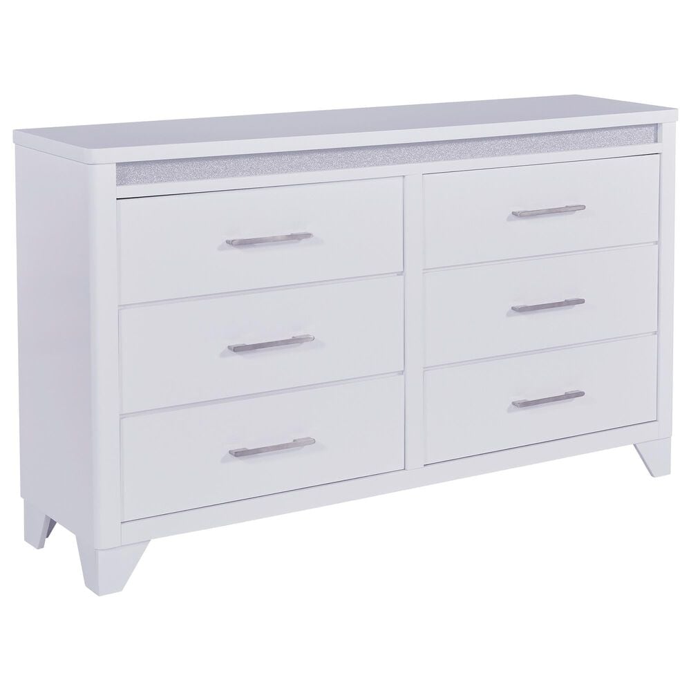 Ashley Jarlee 6-Drawer Dresser Only in White, , large
