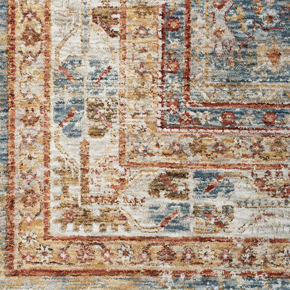 Nourison Sahar SHR01 2&#39;3&quot; x 10&#39;2&quot; Blue Runner, , large