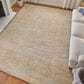 Feizy Eastfield 69FRF 3" x 5" Gold and Ivory Area Rug, , large