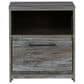 Ashley Baystorm 4-Piece King Bedroom Set in Gray, , large