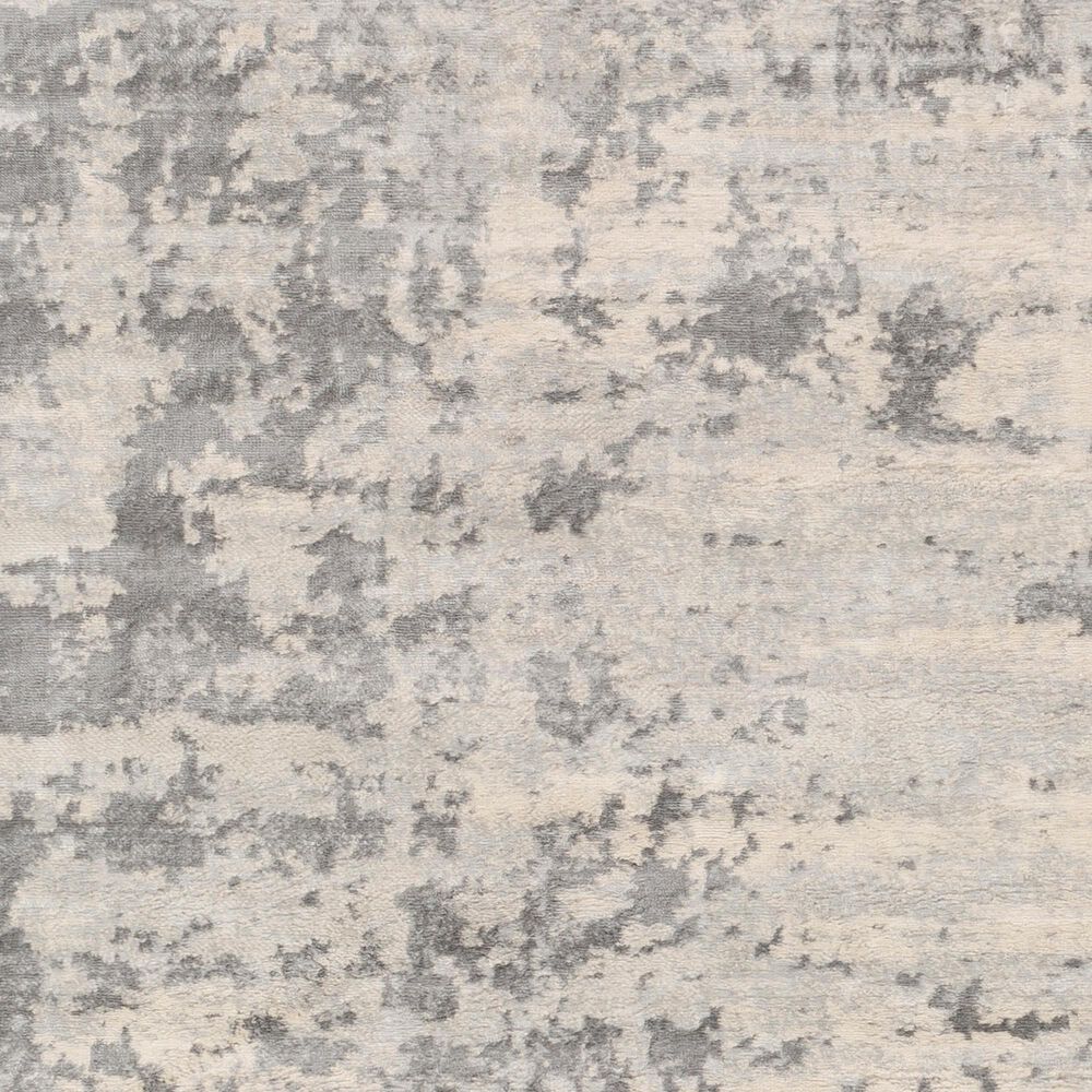Surya Monaco MOC-2311 2&#39; x 3&#39; Silver Gray and Cream Scatter Rug, , large