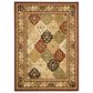 Safavieh Lyndhurst LNH221 8" x 11" Multicolor and Red Area Rug, , large