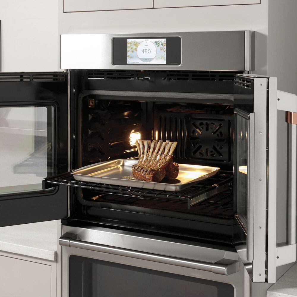 Cafe 30&quot; French-Door Single Wall Oven in Stainless Steel, , large