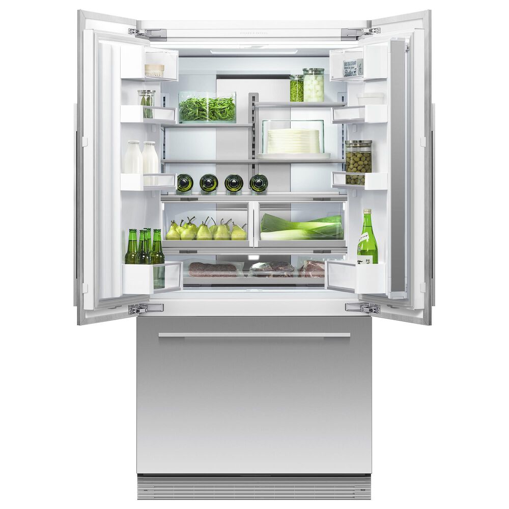 Fisher &amp; Paykel 36&quot; Integrated French Door Panel I&amp;W with 72&quot; High in Stainless Steel, , large