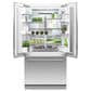Fisher & Paykel 36" Integrated French Door Panel I&W with 72" High in Stainless Steel, , large