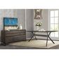 Blue River Nevada 2-Piece Dining Table Set in Dark Brown, , large