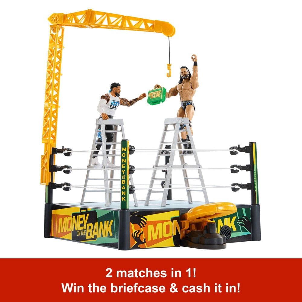 WWE Money in The Bank Cash-In Ring Playset in Multicolor, , large