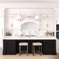 Hunter Briargrove 4-Light Chandelier in Painted Modern Brass, , large